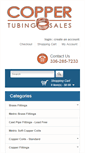 Mobile Screenshot of coppertubingsales.com